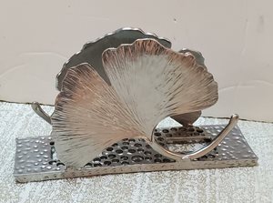 מחזיק מפיות מניפה כסף