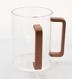 נטלה שקופה ידיות ברונזה