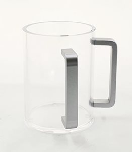 נטלה שקופה ידיות כסף