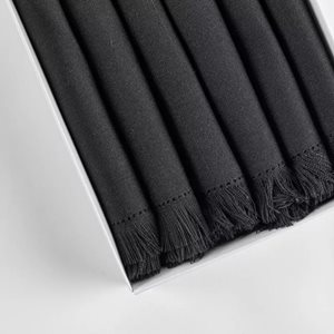 רביעיית מפיות פרנזים שחור