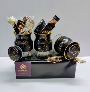 סט למטבח שיש שחור