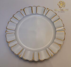 אנדרפלייט וינטג' לבן זהב