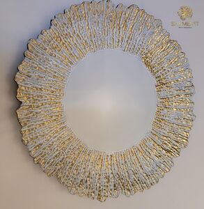 אנדרפלייט ענתיק לבן זהב