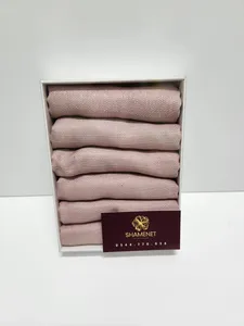 שישיית מפיות ורוד עתיק